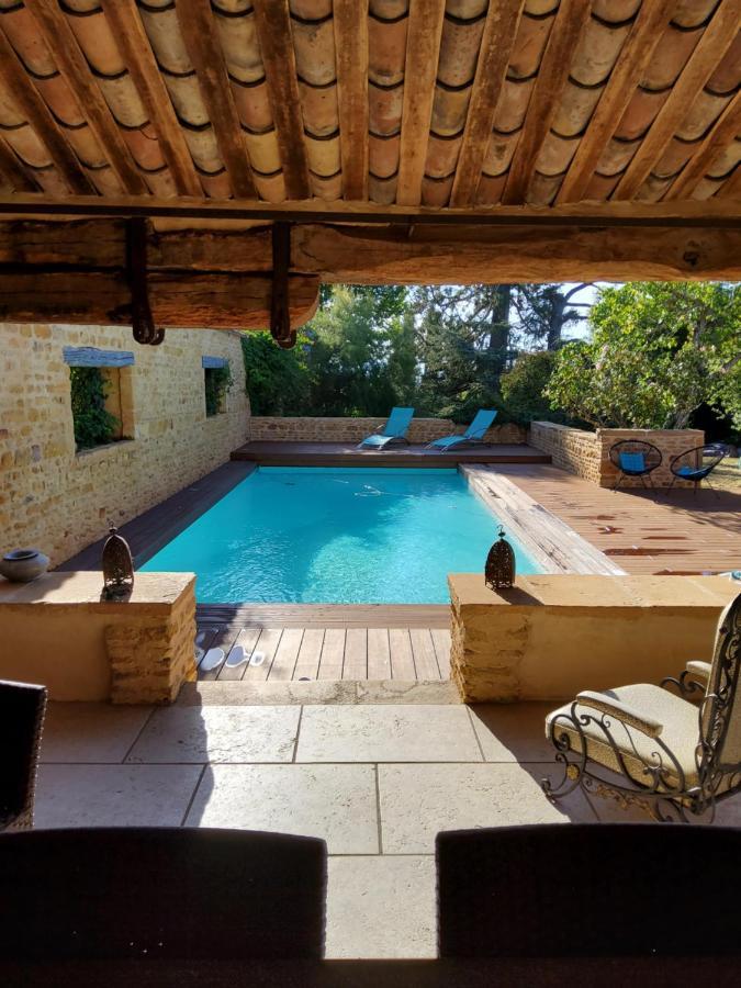 Lodges En Pierres Dorees Saint-Germain-Nuelles Buitenkant foto